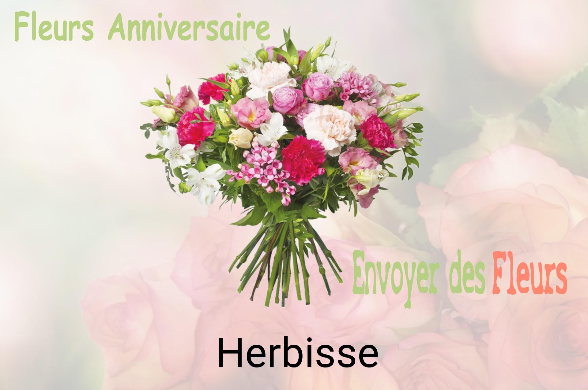 Bouquet de fleurs d’anniversaire livré à Herbisse